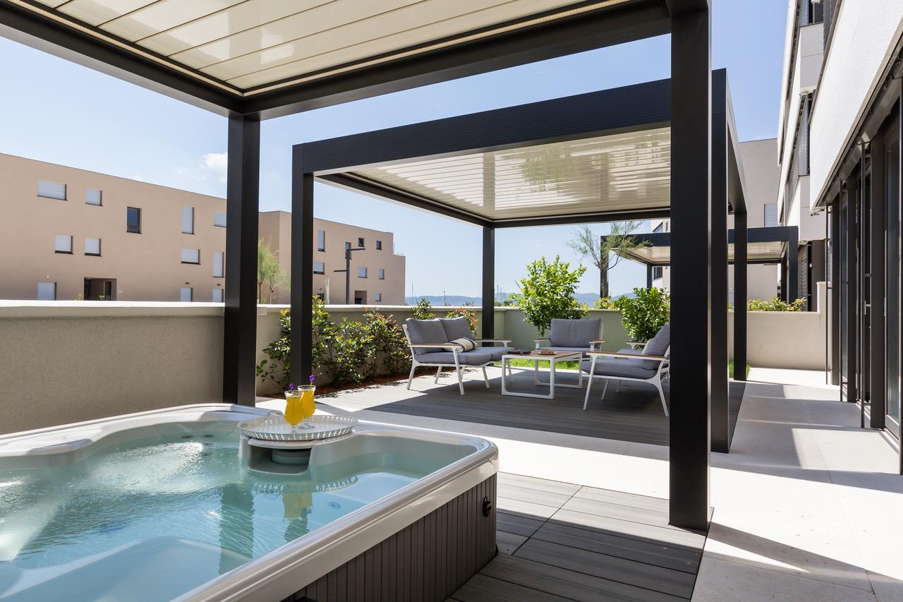 Shell Luxury Residences With Pool And Whirlpool Zadar Exterior foto